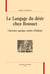 Le langage du désir chez bossuet - chercher quelque ombre d'infinité