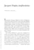 Jacques Dupin, implications