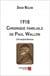 1918 - chronique familiale de Paul Wallon , correspondances.