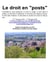 Le droit en " posts " - de l'automne 2015 au printemps 2016