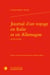 Journal d'un voyage en Italie et en Allemagne (1721-1722)
