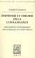 Empirisme et théorie de la connaissance - réflexion et fondement des sciences au XVIIIe siècle