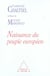 Naissance du peuple européen