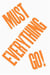 Everything must go