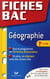 PREPABAC EXAMENS Tome 3 : fiches bac - géographie