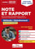 Note et rapport - méthode et entraînement intensif - 40 annales corrigées - categories A et B (édition 2021/2022)