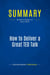 Summary: How to Deliver a Great TED Talk : Review and Analysis of Karia's Book