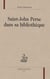 Saint-John Perse dans sa bibliothèque