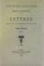 Lettres - tome i