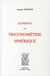 Éléments de trigonométrie sphérique