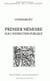 Premier mémoire sur instruction publique