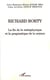 Richard Rorty - la fin de la métaphysique et la pragmatique de la science