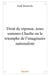 Droit de réponse, nous sommes charlie ou le triomphe de l'imaginaire nationaliste