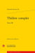 Théâtre complet Tome 3