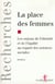 La place des femmes les enjeux de l'identité et del'égalité au regard des sciences sociales