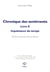 Chronique des sentiments, livre ii - inquiétance du temps