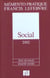 Memento social - droit du travail - securite sociale - edition 2002