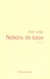 Notions de base