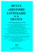 REVUE D'HISTOIRE LITTERAIRE DE LA FRANCE n.2011/1 : l'histoire littéraire au Québec