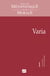 Revue de métaphysique et de morale n.2015/1 : varia
