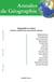 Annales de Géographie n° 695-696 (1-2/2014) Géographie et cinéma