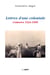 Lettres d'une coloniale - Comores 1934-1968
