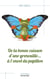De la bonne cuisson d'une grenouille... à l'envol du papillon