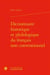 Dictionnaire historique et philologique du français non conventionnel
