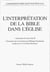 Interpretation de la bible