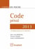 Code pénal 2013 (15e édition)