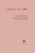 L'inventaire : L'Inventaire 15