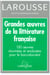 Les grandes oeuvres de la litterature francaise