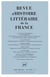 REVUE D'HISTOIRE LITTERAIRE DE LA FRANCE n.2000/2