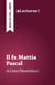 Il fu Mattia Pascal - Luigi Pirandello (analisi del libro)
