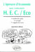 L'épreuve d'économie aux concours de la voie HEC - sujets 88 à 92
