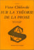Sur la theorie de la prose