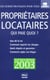 Proprietaires locataires qui paie quoi 2003