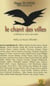 Le chant des villes - anthologie du manoir des poètes