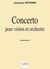 Concerto pour violon et orchestre (CONDUCTEUR)