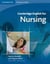 CAMBRIGDE ENGLISH FOR NURSING INTERMEDIATE TO UPPER-INTERMEDIATE - STUDENT BOOK WITH AUDIO CDS(2)