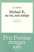 Michael k, sa vie, son temps