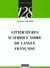Litterature d'afrique noire