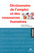 Dictionnaire de l'emploi et des ressources humaines