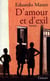 D AMOUR ET D EXIL- PRIX ROMAN EVASION 99