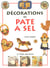 Decorations en pate a sel