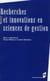 RECHERCHES ET INNOVATIONS EN SCIENCES DE GESTION