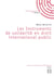 Les Instruments de solidarité en droit international public