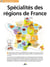 Spécialites des regions de France