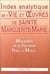 Index analytique de " vie et oeuvres de sainte Marguerite-Marie Alacoque "