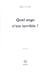 Quel ange n'est terrible